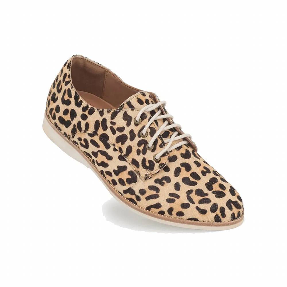 NEW ROLLIE women's derby shoes in leopard
